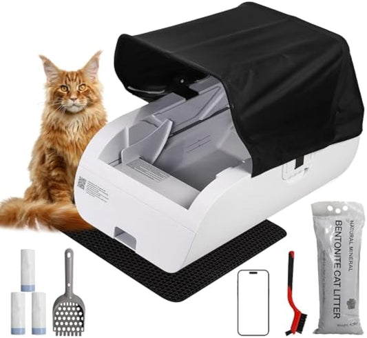 Open-top Automatic Cat Litter Box